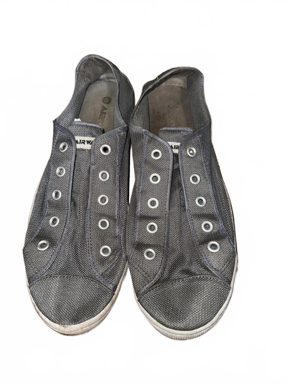 Vintage Airwalk Gray Slip-On Sneakers 12
